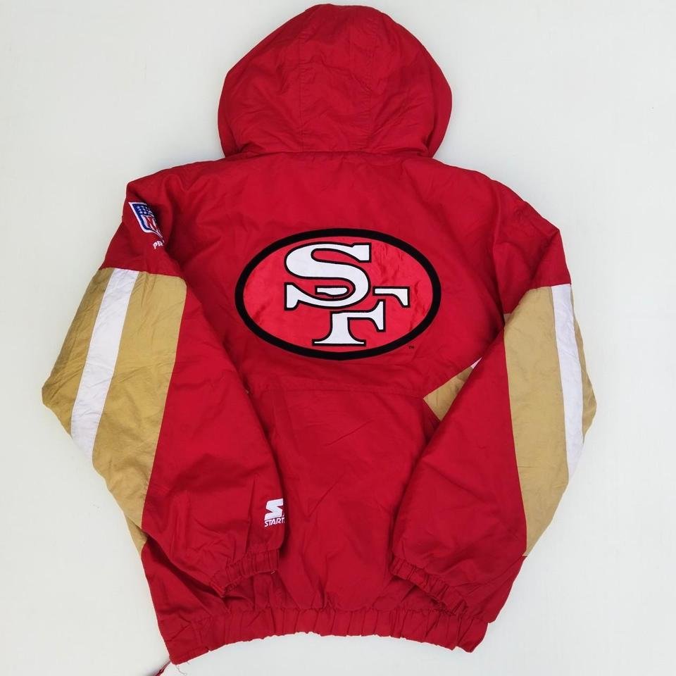 Vintage 90s Starter San Francisco 49ers Jacket Size - Depop