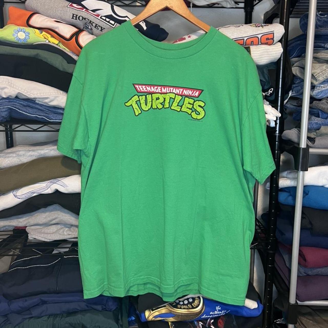 Teenage Mutant Ninja Turtles Shirt Men Large Green - Depop