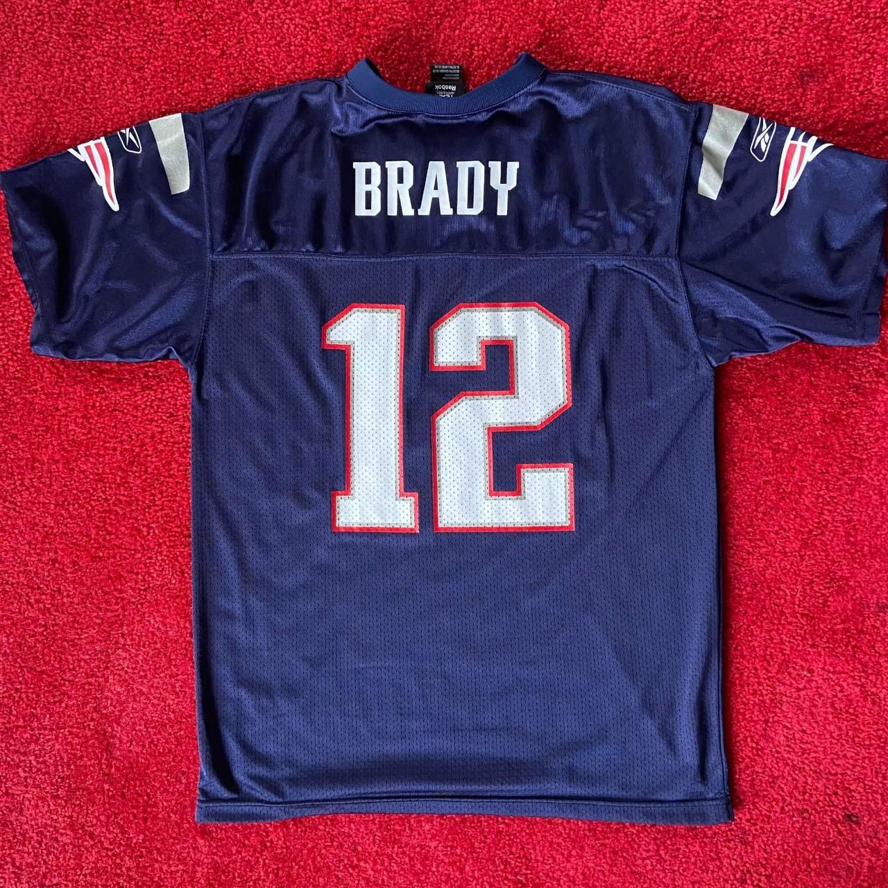 Tom Brady Youth New England Patriots Blue Jersey