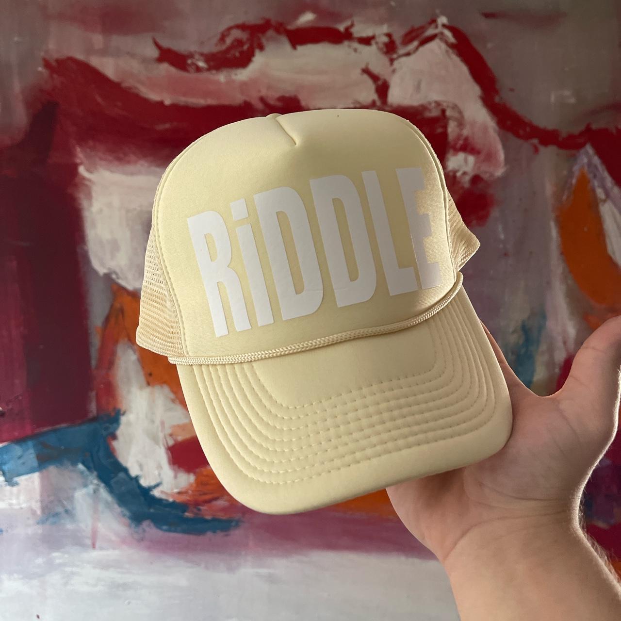 Brand new Antony RiDDLE hat white on cream 1/1 | Depop
