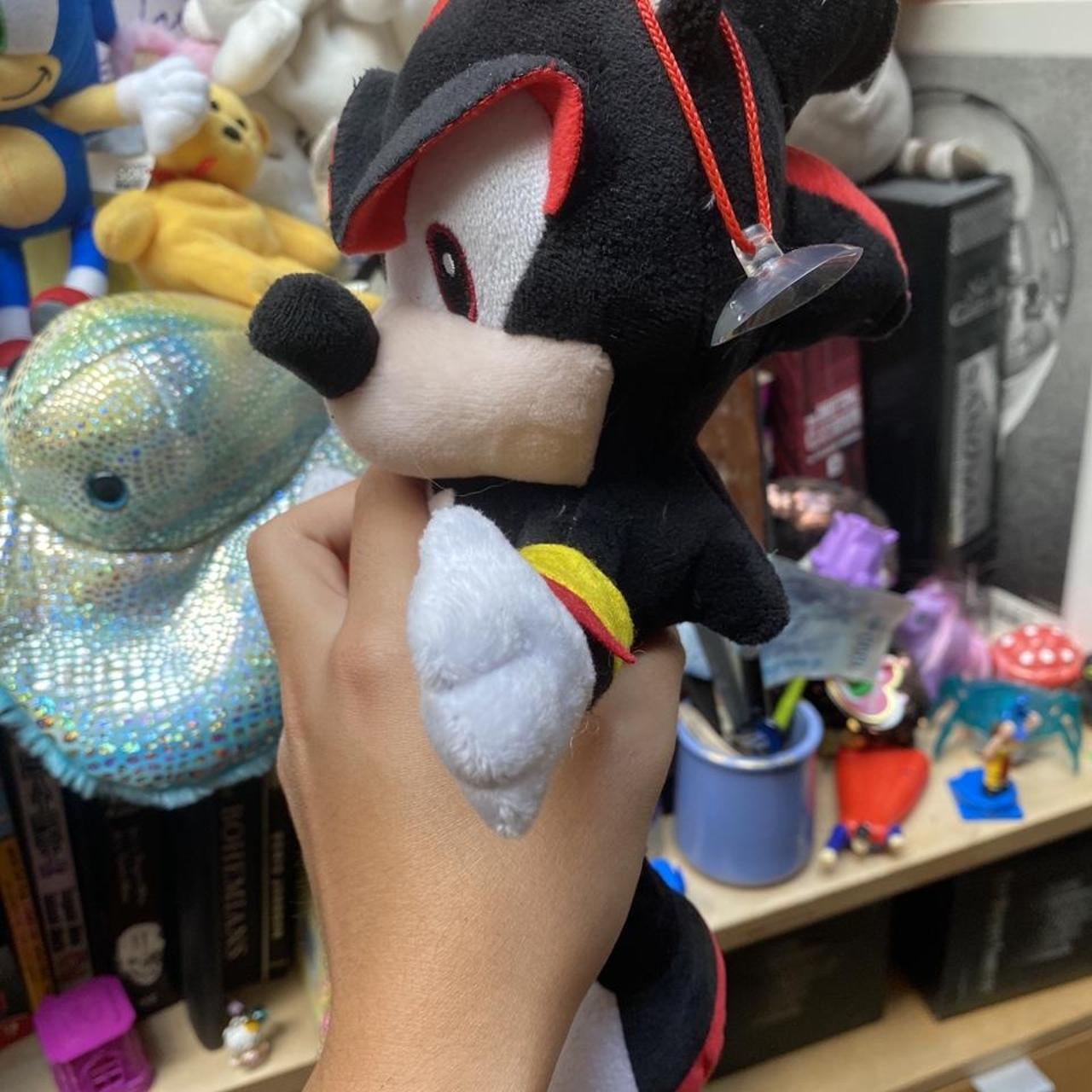 shadow the hedgehog vintage stuffed animal. right... - Depop