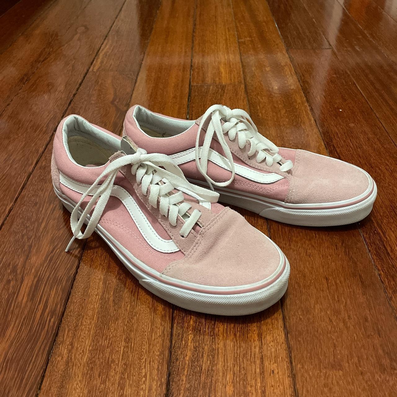 pink vans size 9