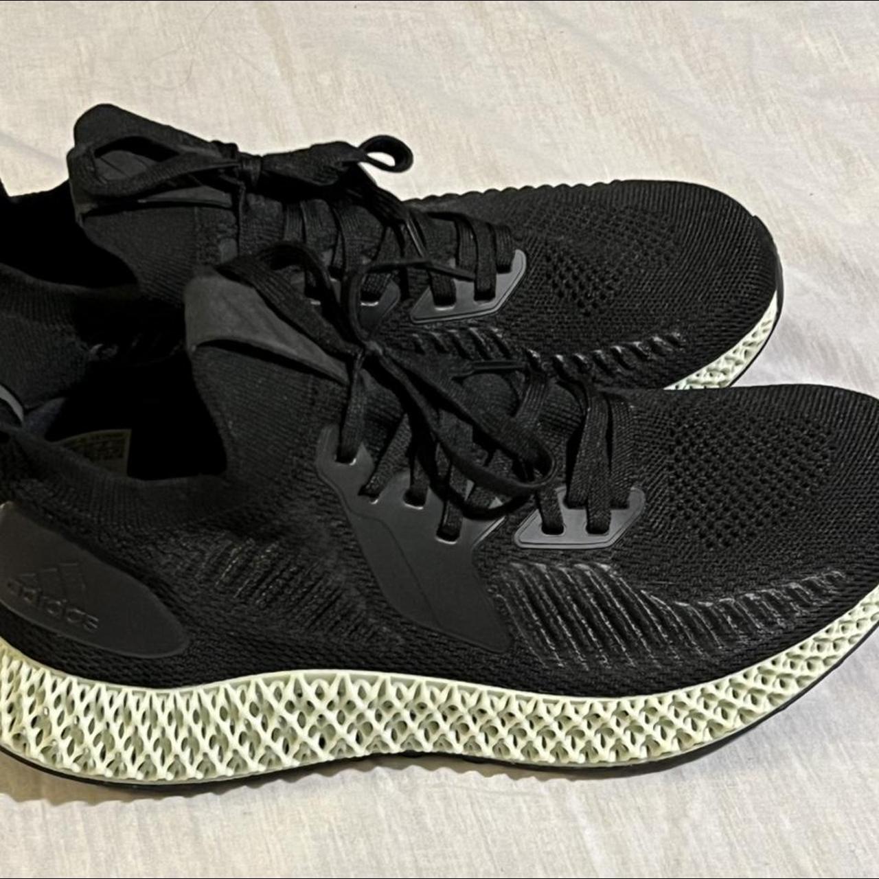 Adidas Black and Green Trainers |