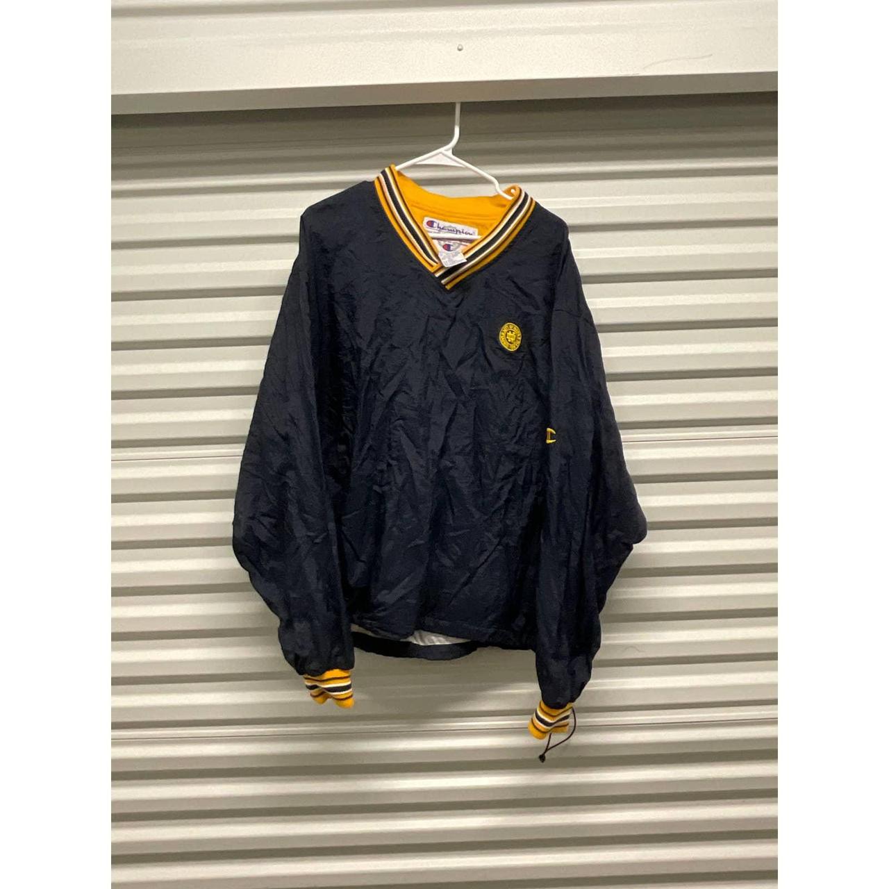 champion notre dame windbreaker