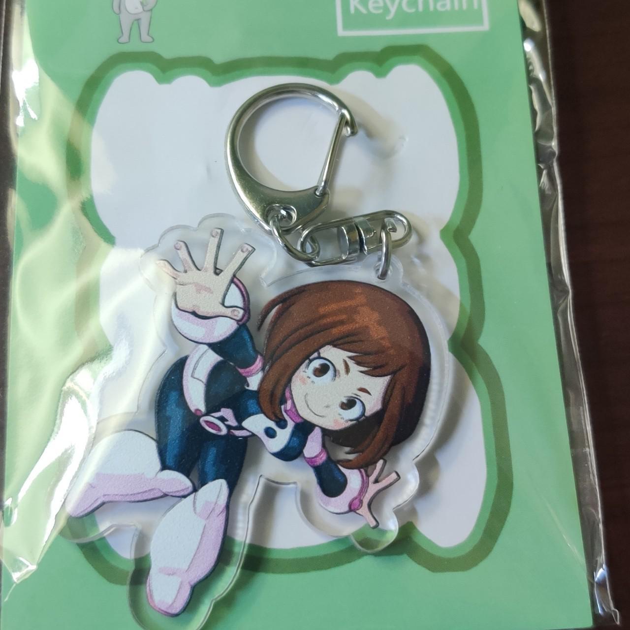 Uraraka character keychain from popular Anime My... Depop