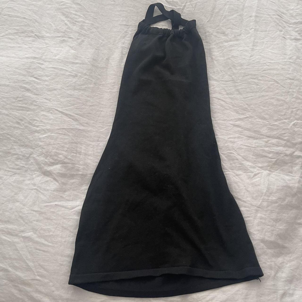 beautiful black knit halter dress not bamba swim... Depop