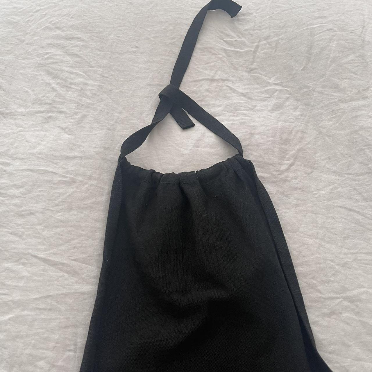 beautiful black knit halter dress not bamba swim... Depop