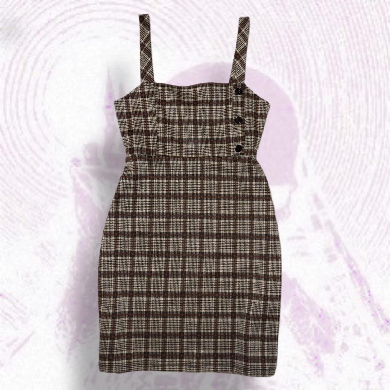 Plaid dress cheap forever 21