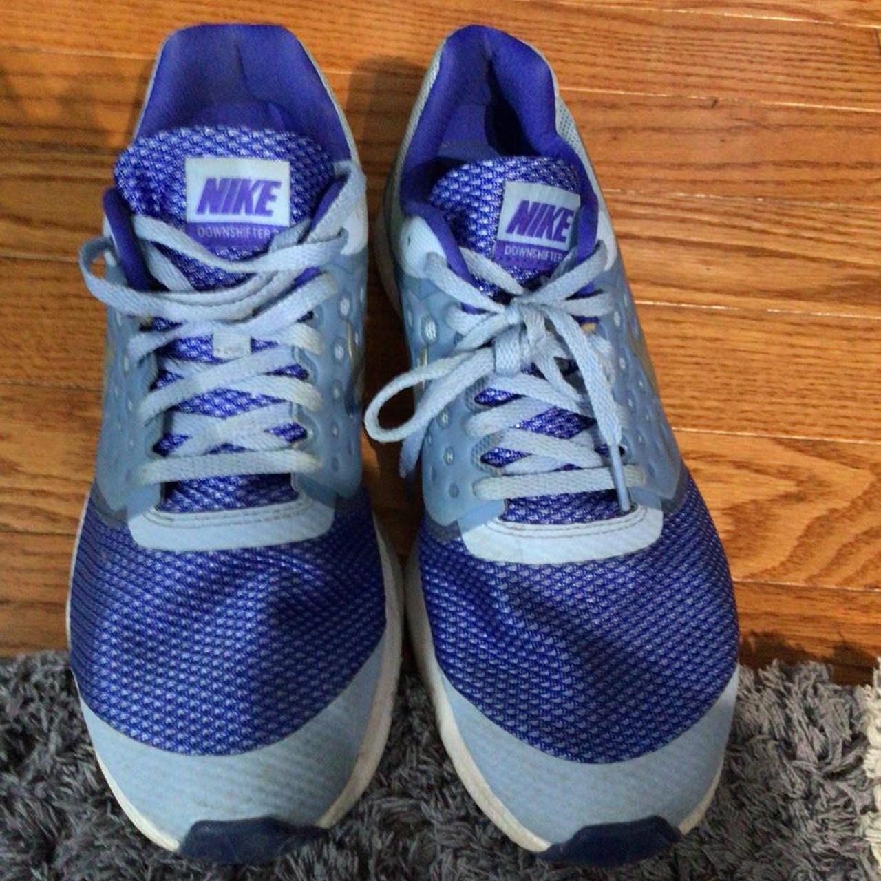 Nike Purple Downshifter sneakers size youth 7!!!!... - Depop