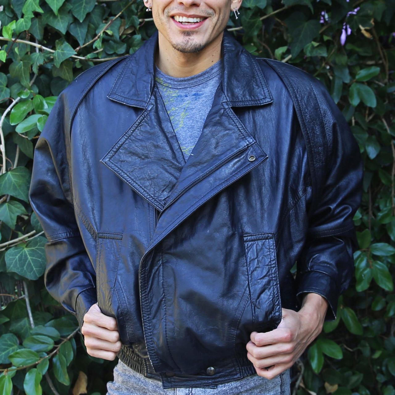 Men's black jacket with hood Clearance