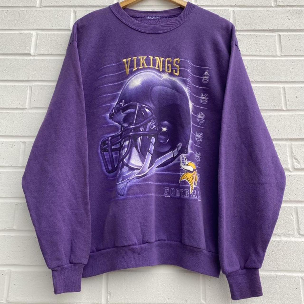 Vintage 90’s Minnesota Vikings 1998 NFL sweatshirt,... - Depop