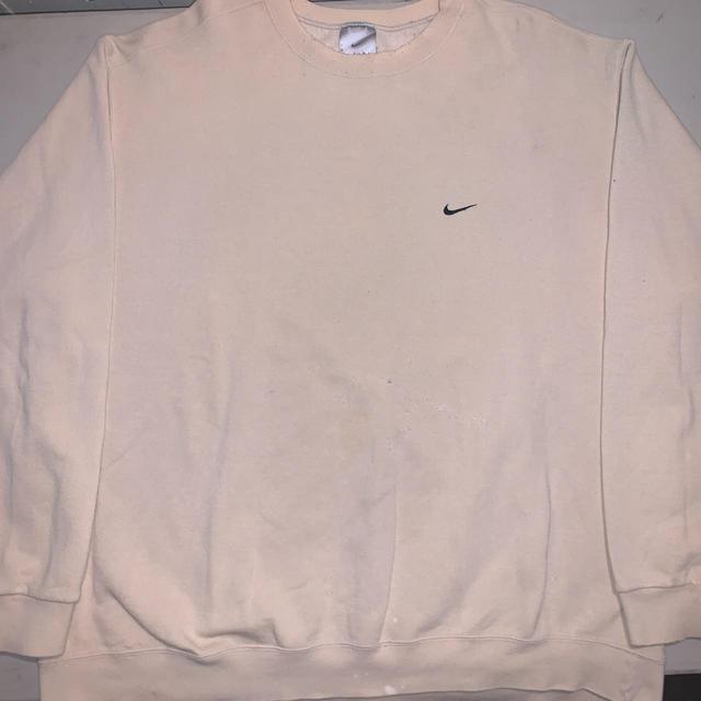 cream crewneck nike