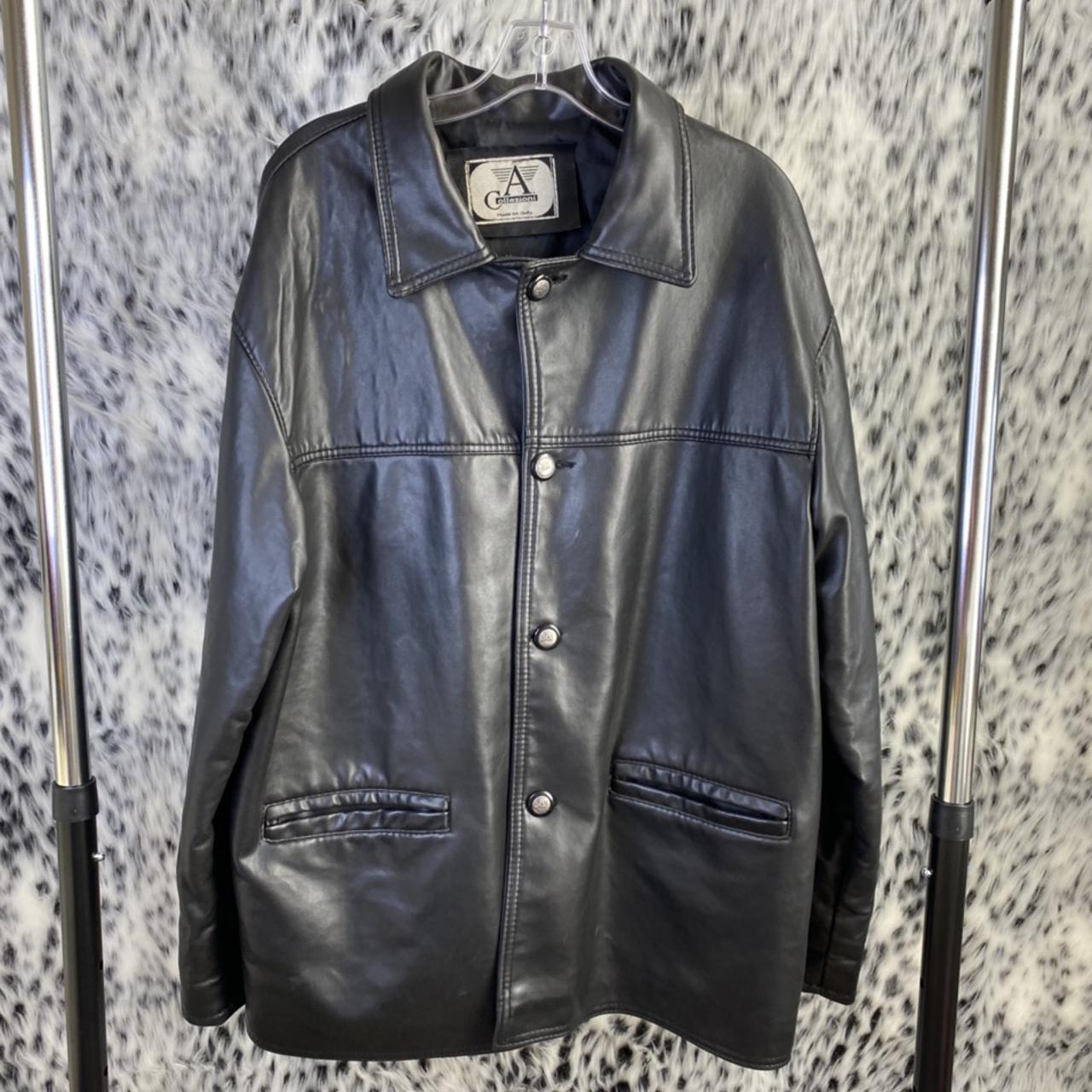 Armani Leather Jacket buying Collezioni made in Italy