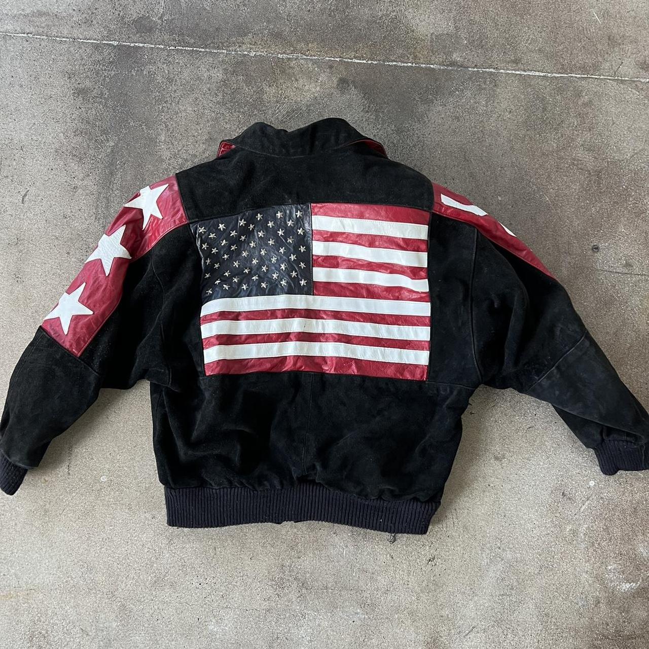 Rare vintage American flag jacket. Was designed for... - Depop