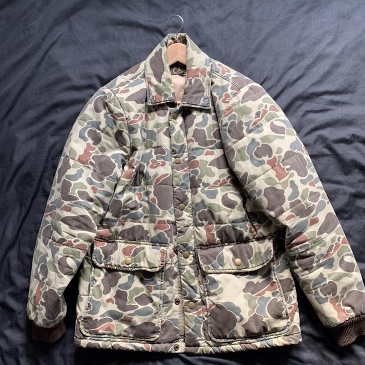 Obey Camo Heavy Work Jacket Camouflage Size... - Depop