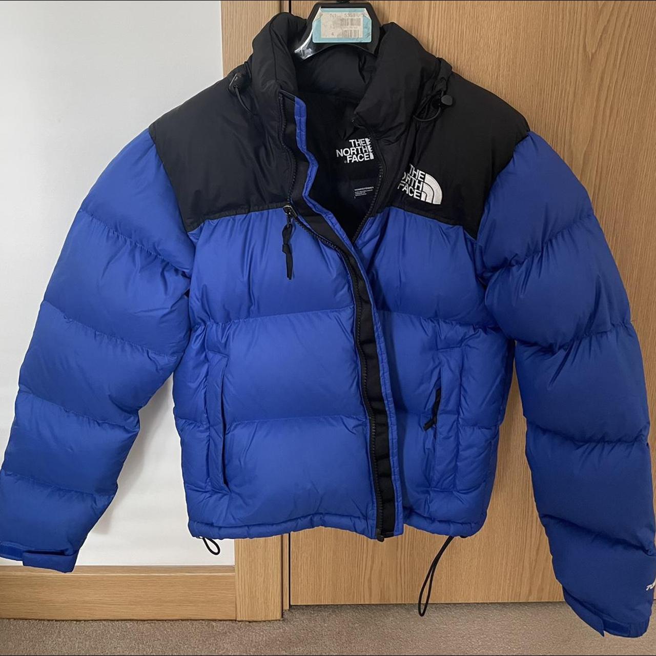 blue north face puffer coat 💙 beautiful electric... - Depop