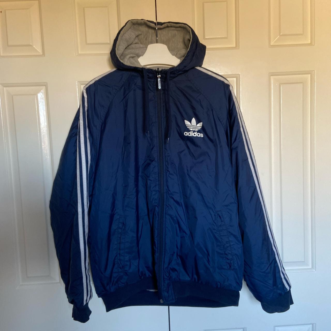 vintage adidas reversible jacket