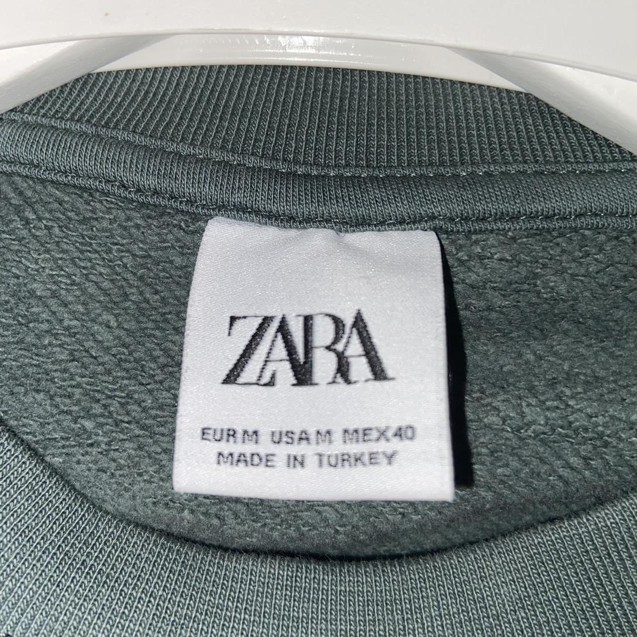 Premium Zara crew neck sweatshirt Rp £30 Size M... Depop