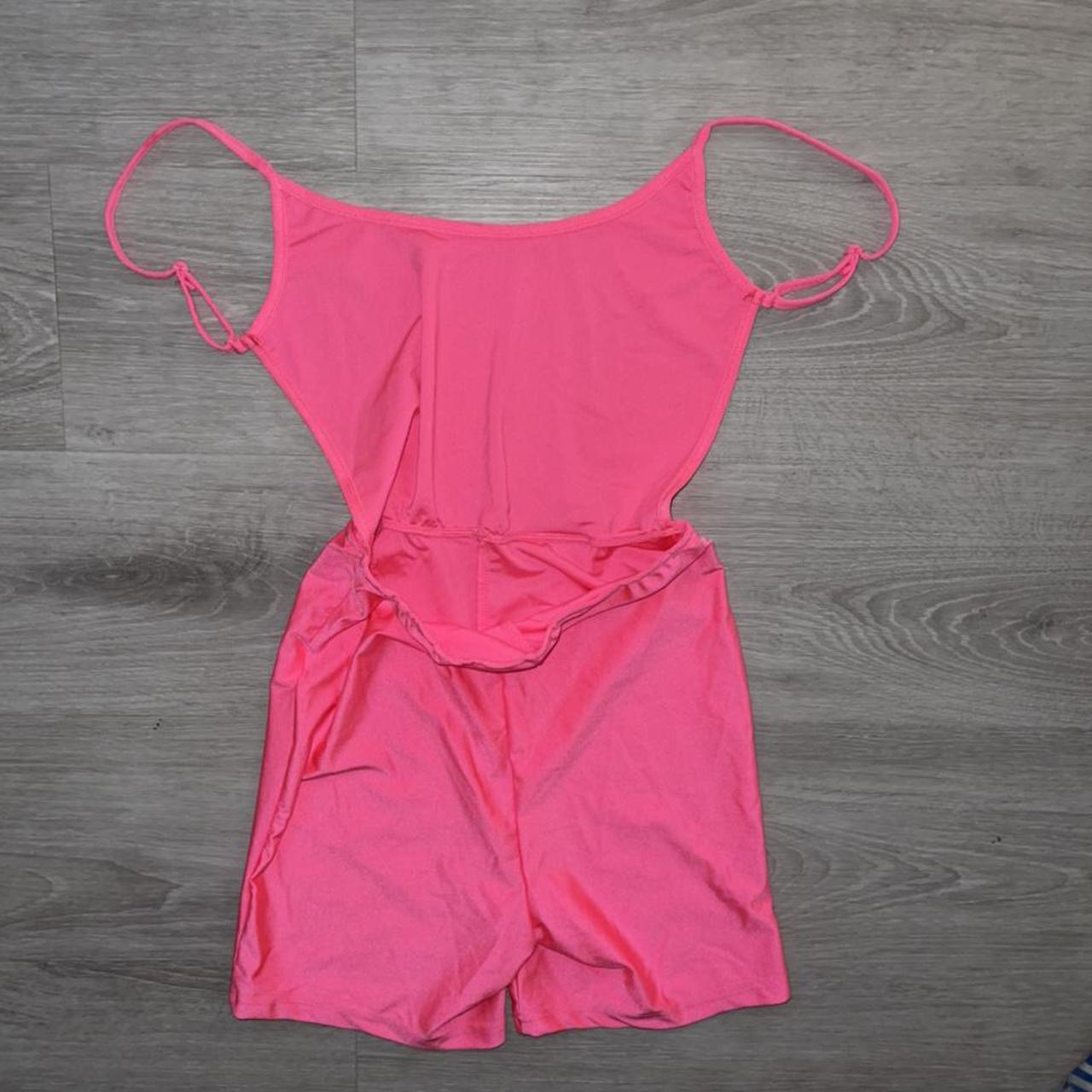 Backless romper bathing suit like material super... Depop