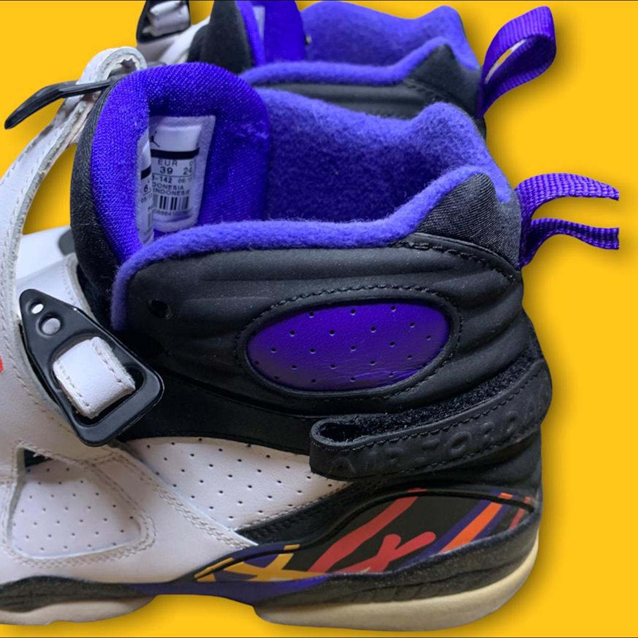 Jordan 8 sales white yellow purple