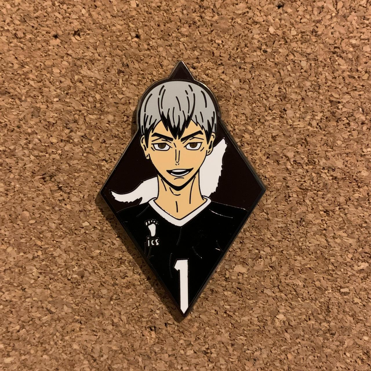 Scr-arts Kita Haikyuu Enamel Pin Selling off... - Depop