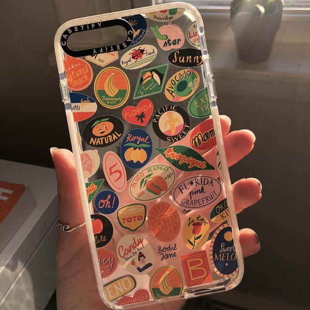 fruit sticker phone case