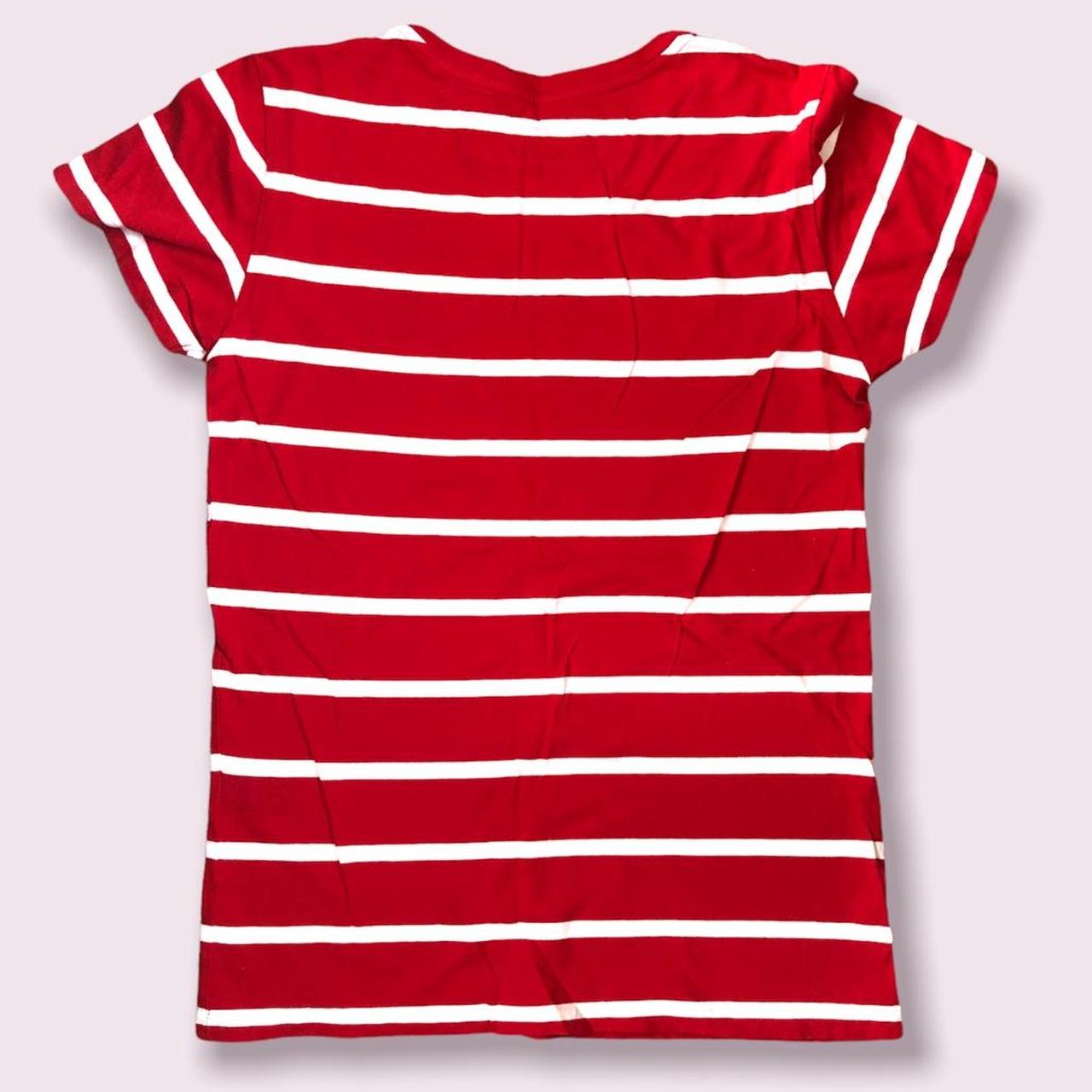 売れ筋商品|||ラルフローレン Tシャツ レディース トップス GEO STRIPED SHORT SLEEVE SWEATER - Print T-shirt - red/multi-colored Jalioing Women's Striped Shirt Casual Long Sleeve Crew Neck