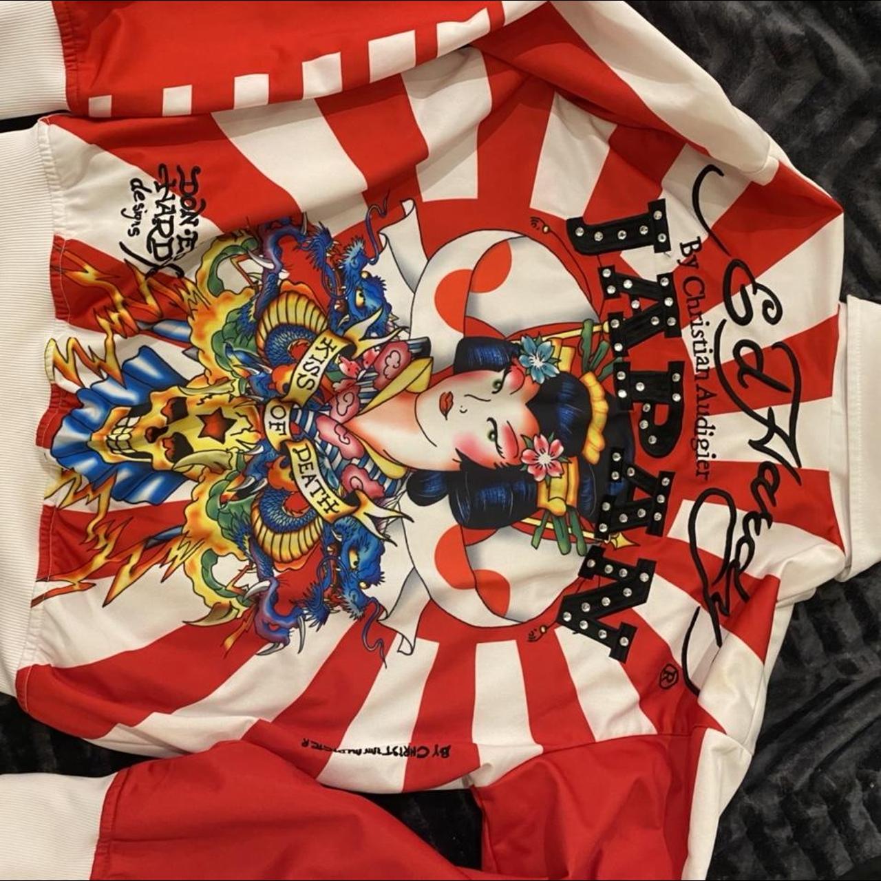 ED HARDY Christian Audigier AUTHENTIC Kiss of Death | Depop