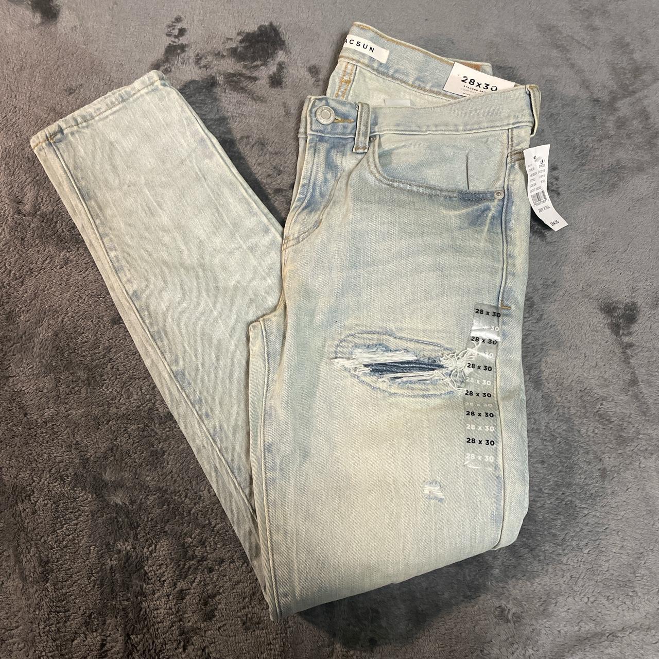 pacsun stacked denim