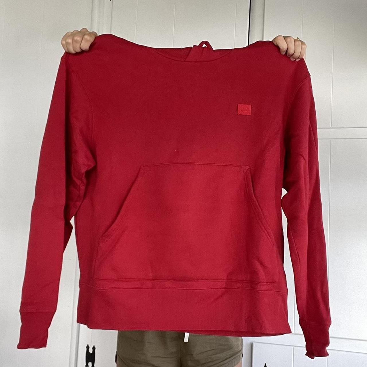 Acne studios red on sale sweatshirt