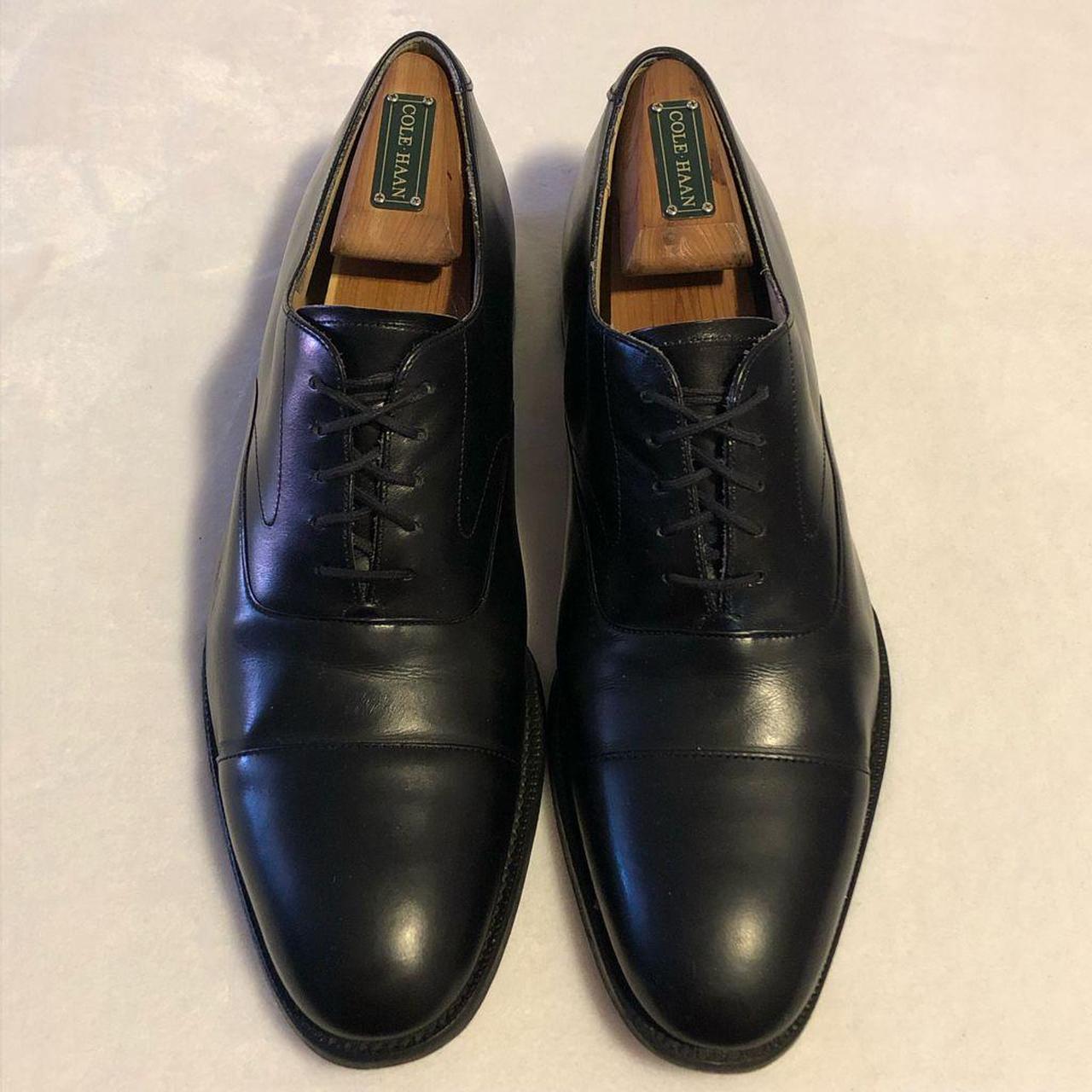 cole haan cap toe black