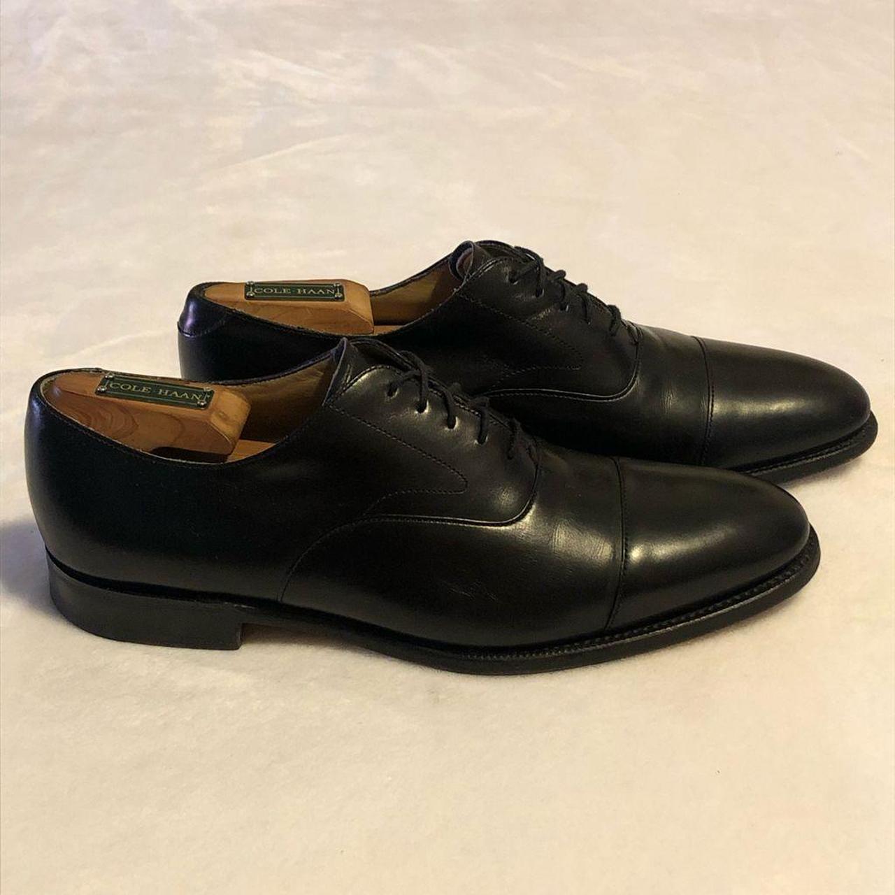 cole haan cap toe black