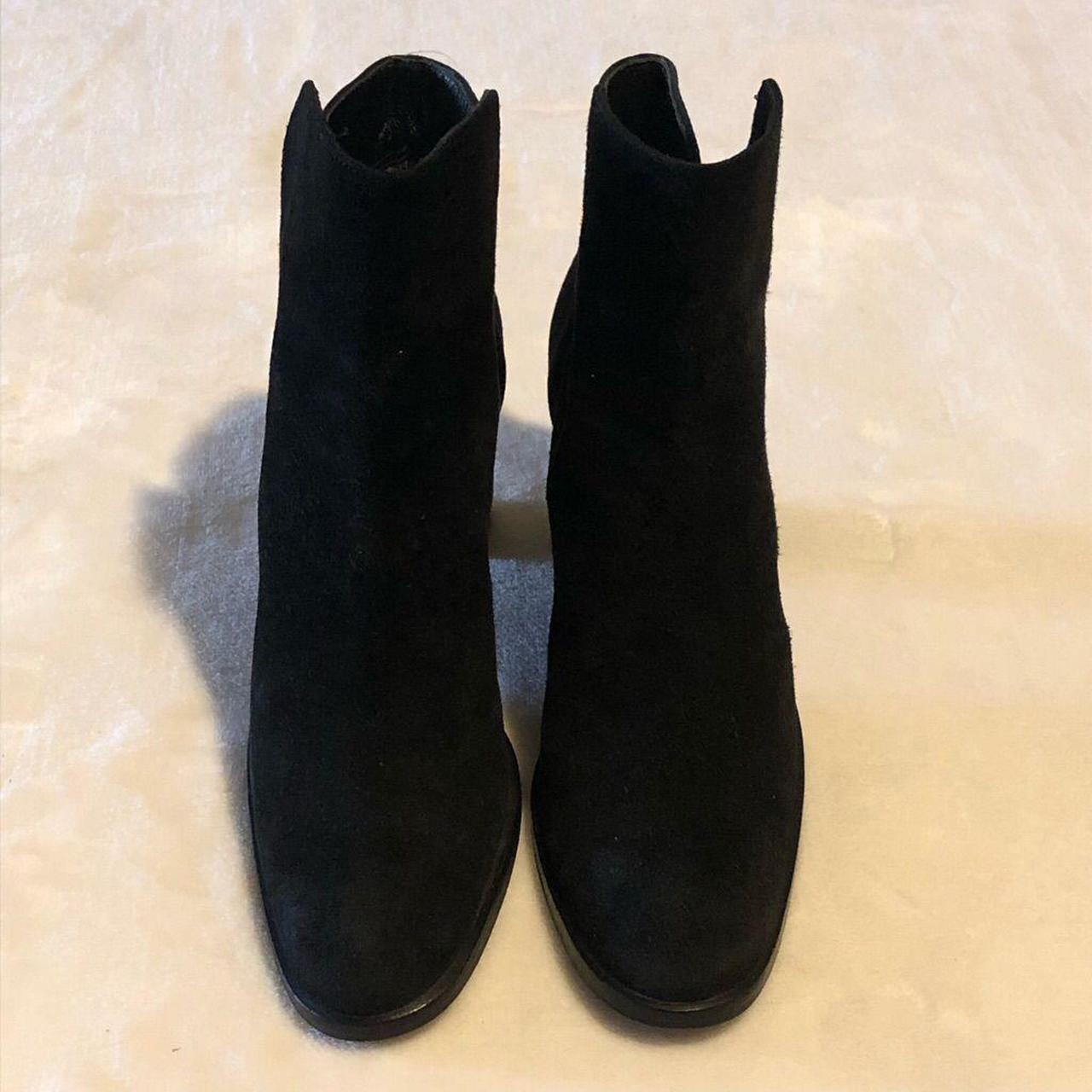 Joan Helpern Signature Black Suede Ankle Boots with... - Depop