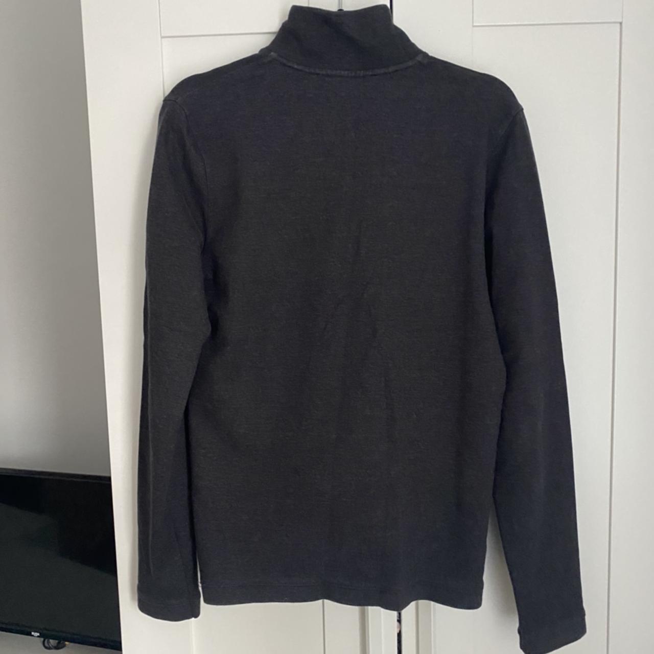 Men’s Lacoste grey quarter zip jumper, size M, like... - Depop