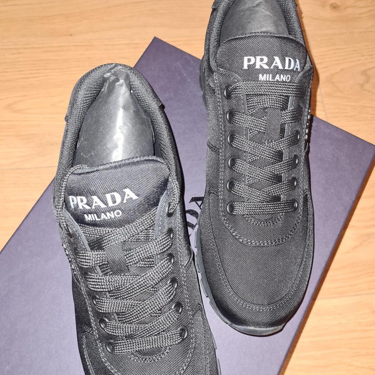 Prada runners Black/ Nero Brand new/ unworn Size... - Depop