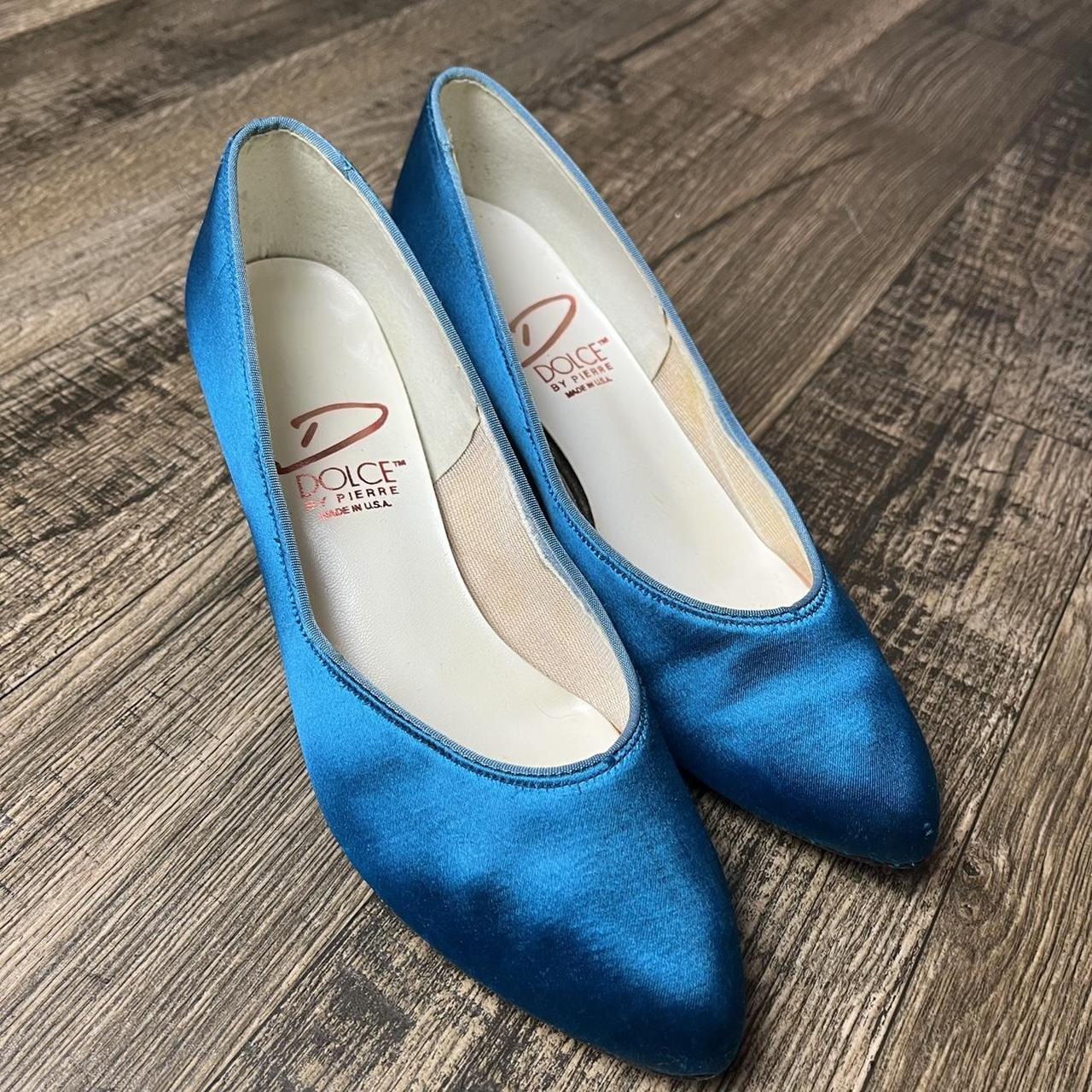 Blue vintage hot sale heels