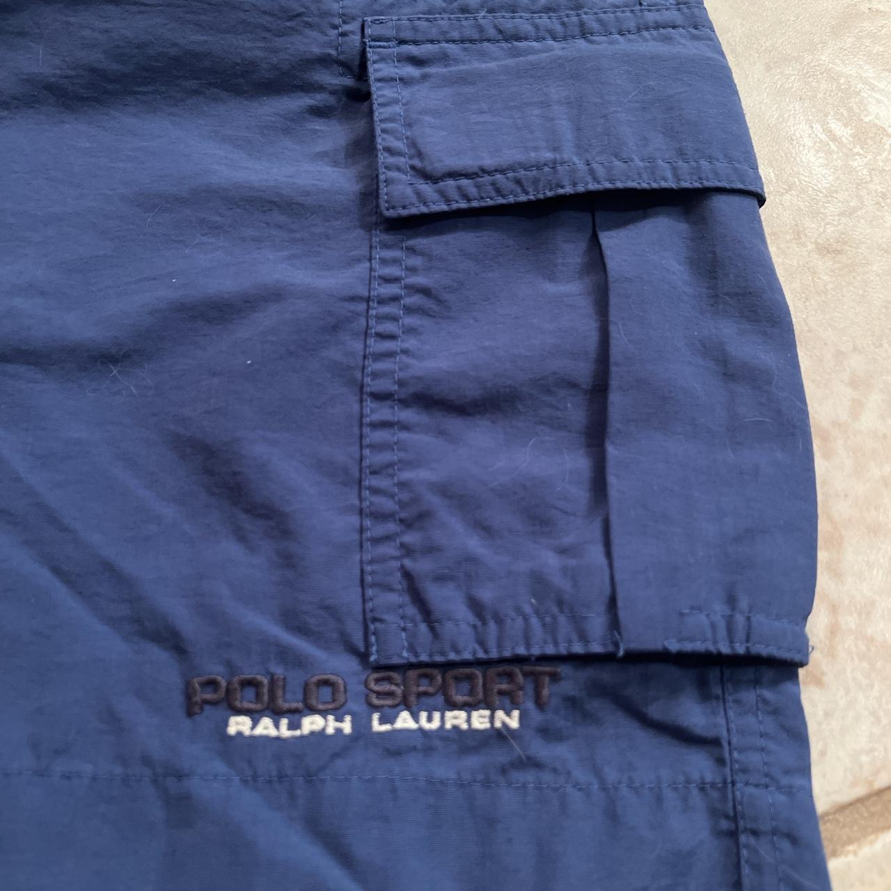 Vintage Polo Sport Navy Blue Cargo Shorts ! Super... - Depop