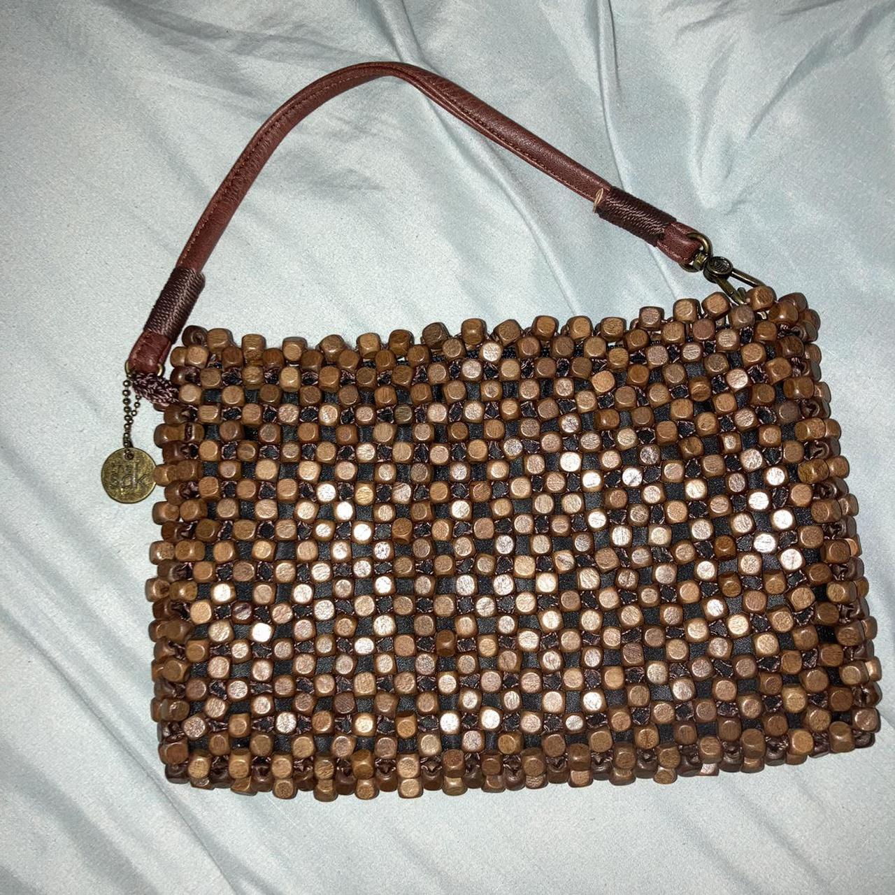 Very fun textured beaded the Sak mini purse with Depop