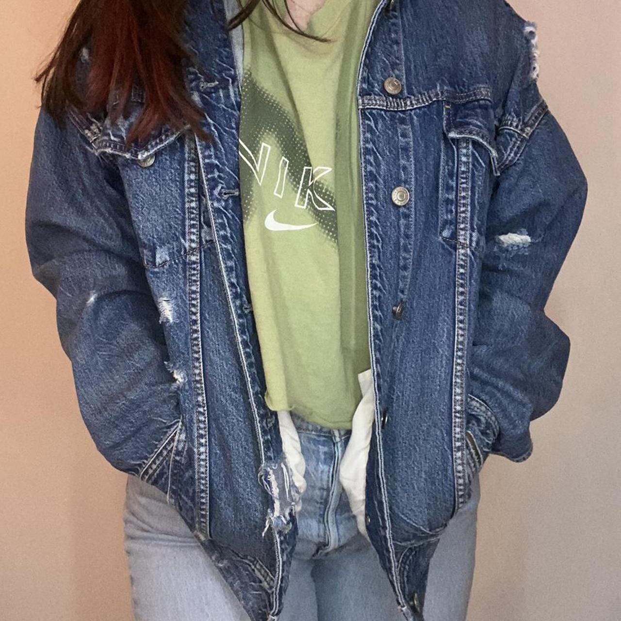 cute ripped jean jacket