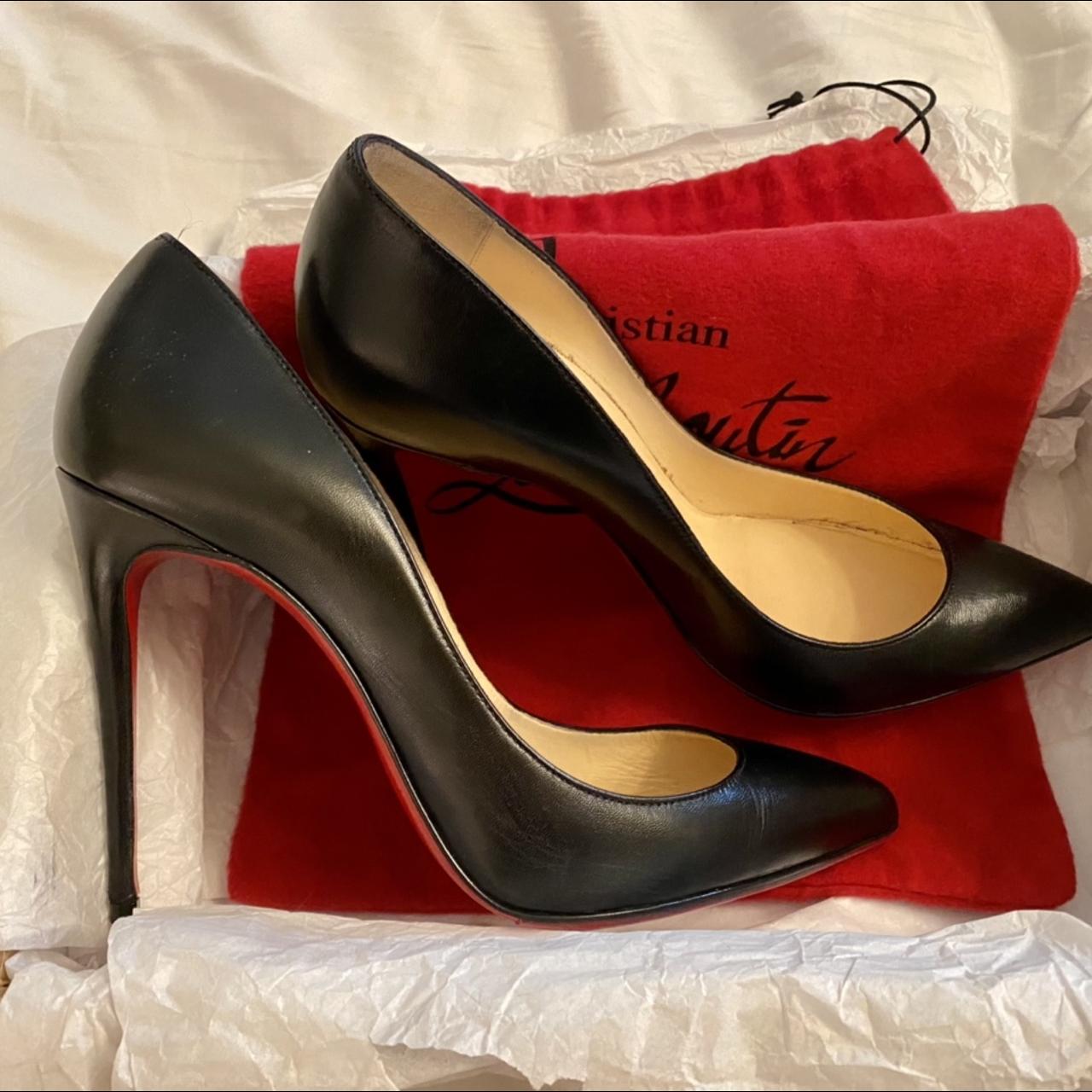 Beautiful authentic Christian Louboutin pigalle... - Depop