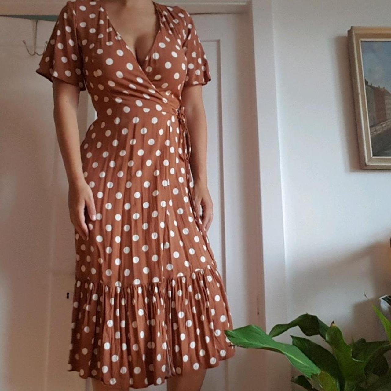 Primark polka dot wrap dress hotsell