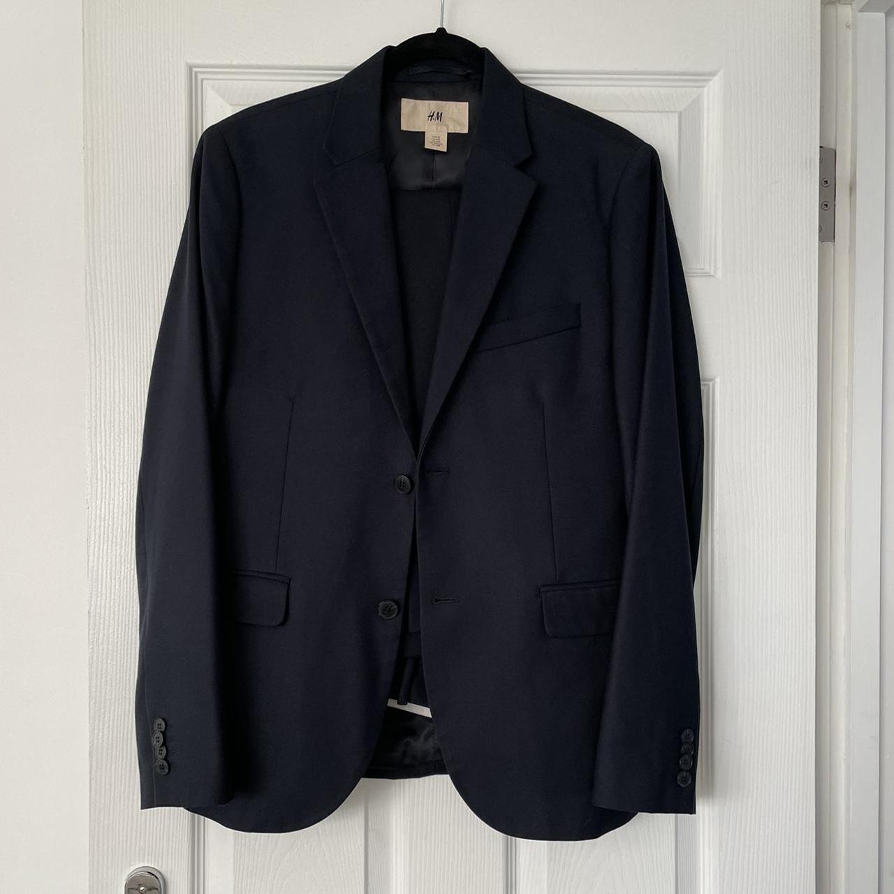 2 piece mens navy suit from H&M - comes complete... - Depop