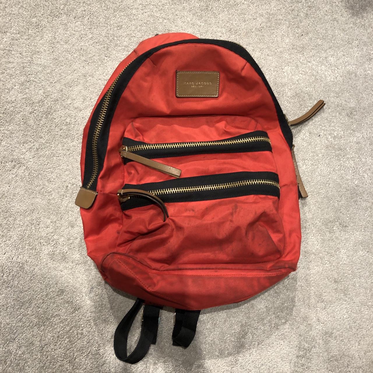 Red Marc Jacobs Shell backpack in great