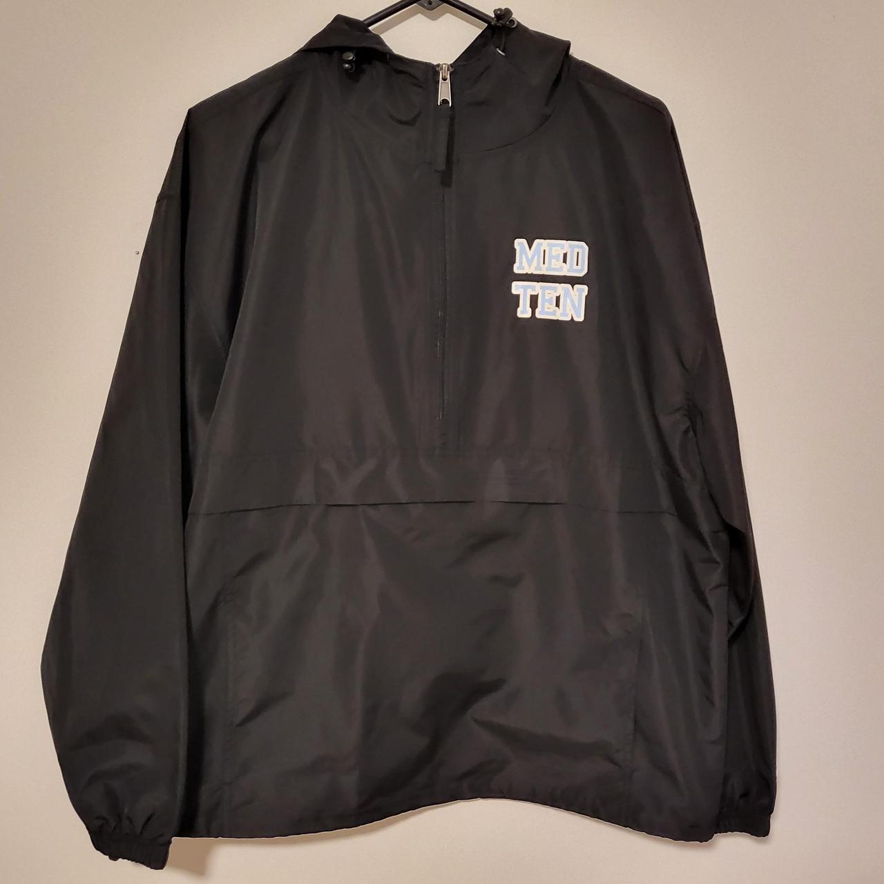 champion black rain jacket