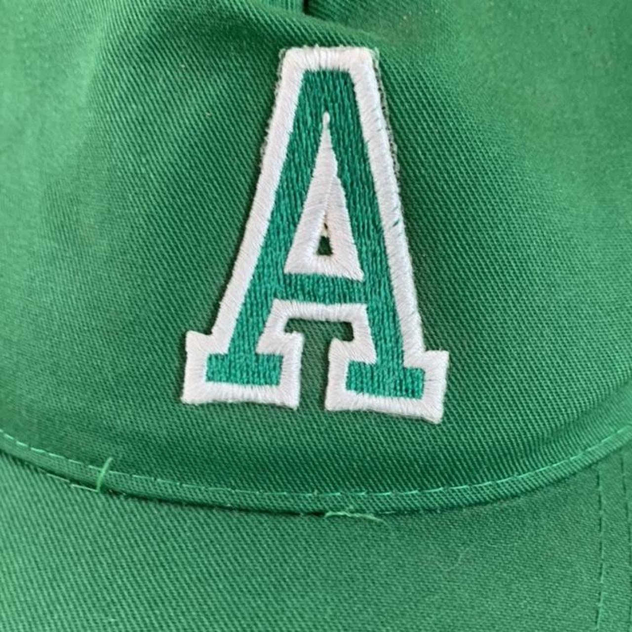 Vintage Green Sports Hat Youth Size One Size Fits... Depop