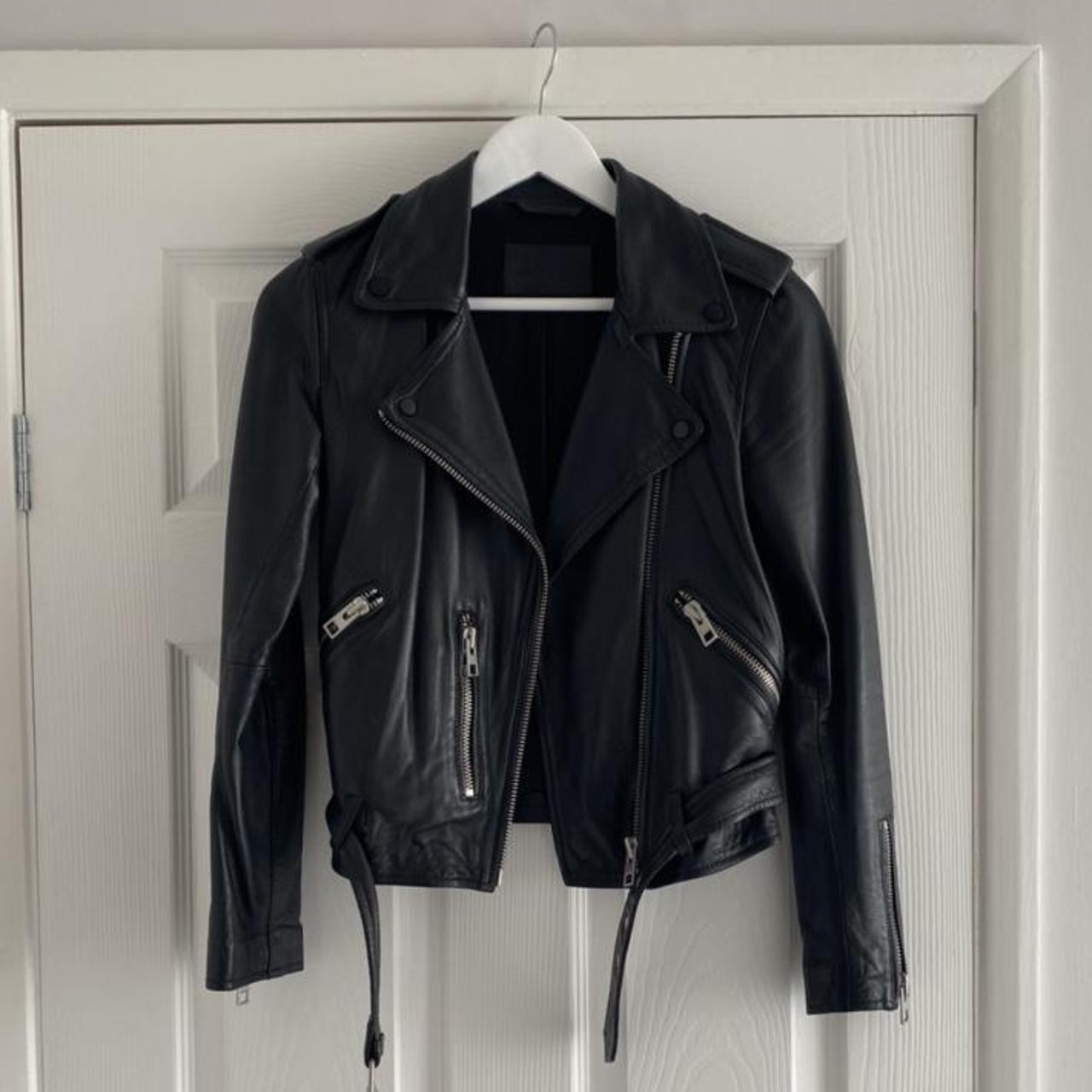 AllSaints Women's Black Jacket | Depop