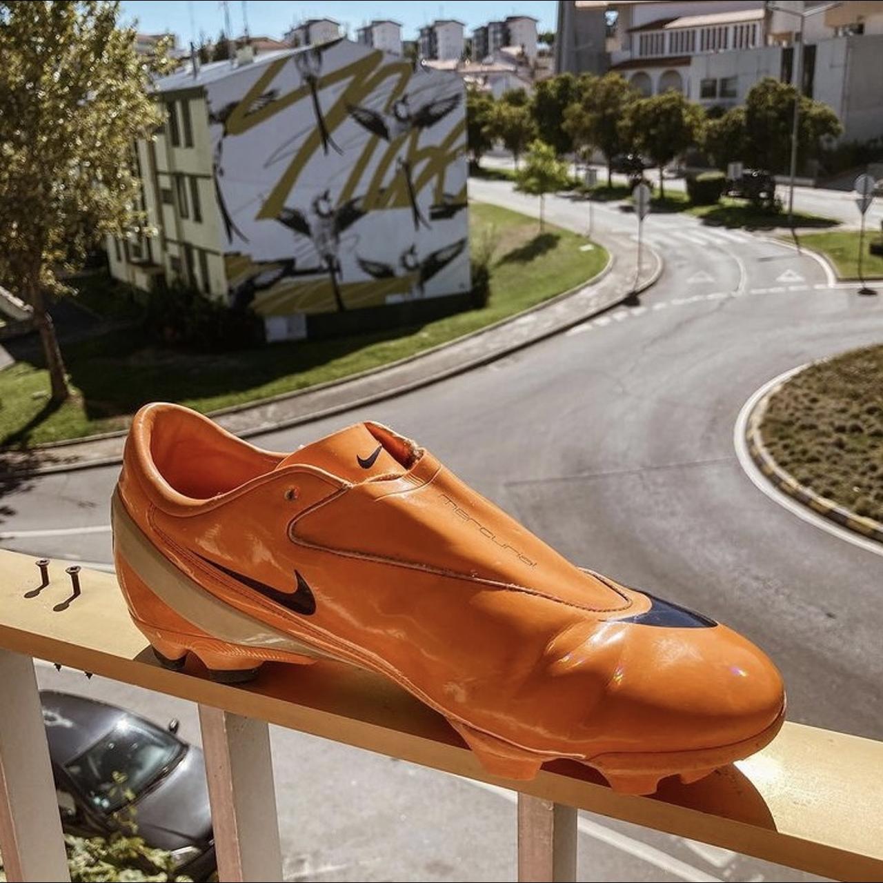 orange nike mercurial size
