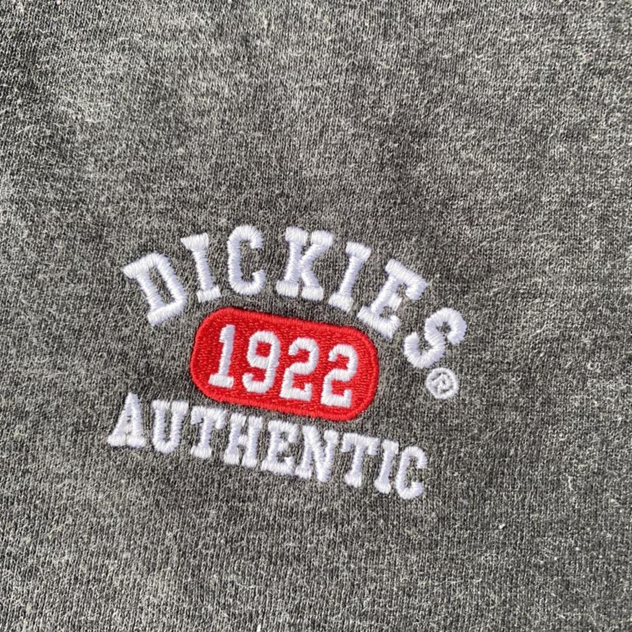 Dickies Men's Grey and Red Hoodie | Depop