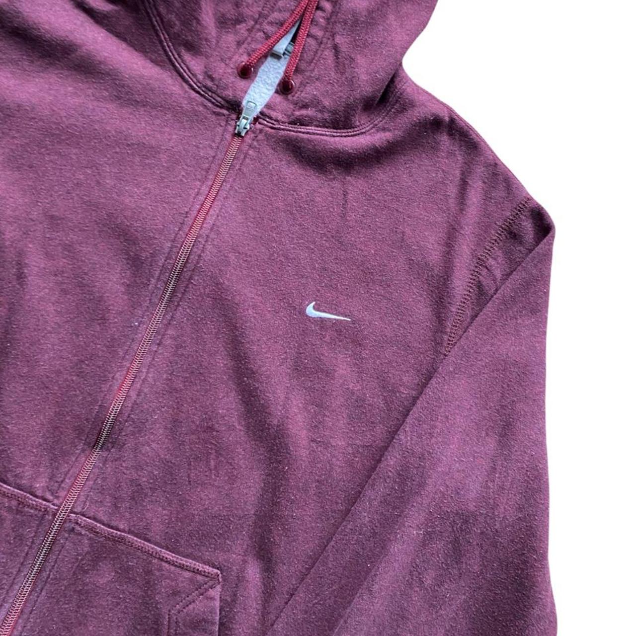 womens nike burgundy hoodie