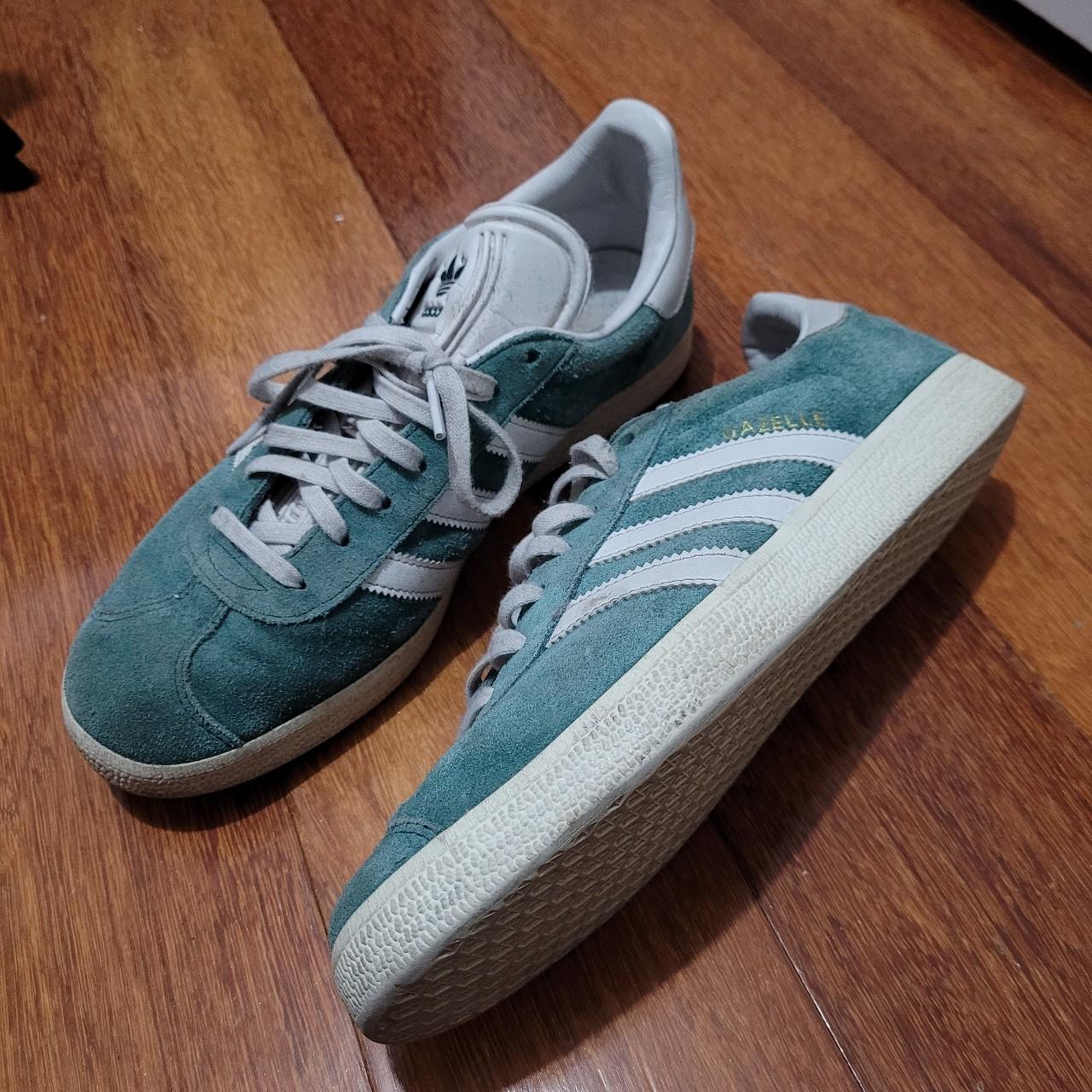 Adidas Green Gazelles Size us 8.5 men's Good... - Depop